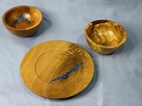 Bruce Metzdorf - Plate, 2 Bowls